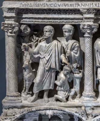  Sarcophagus of Junius Bassus - A Triumphant Journey into Eternal Life and Exquisite Artistic Detail!